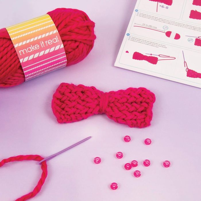 Make It Real Beanie and Infinity Scarf Knitting Kit