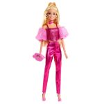 Barbie Deluxe Style Fashion Doll in Metallic Pink Outfit with Corset Top