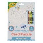 Crayola Colour Your Own Card Puzzle -Monsters