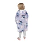 Stitch Floral Hooded Blanket