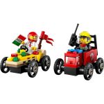 LEGO City Pizza vs. Fire Truck Race Car Pack 60458