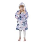 Stitch Floral Hooded Blanket