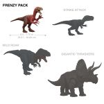 Jurassic World Saga Frenzy Pack Edmontonia Action Figure