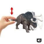 Jurassic World Rebirth Wild Roar Nasutoceratops Dinosaur Action Figure