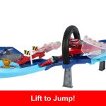 Disney and Pixar Cars Global Racers Cup GRC Jumping Raceway Playset