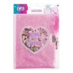 Three Cheers For Girls Born To Sparkle Glitter Journal And Pen