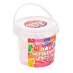 Toy Mania 12 Pack Mini Unicorn Waterbeads in Tub