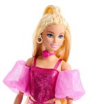 Barbie Deluxe Style Fashion Doll in Metallic Pink Outfit with Corset Top