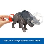 Jurassic World Rebirth Wild Roar Nasutoceratops Dinosaur Action Figure
