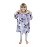 Stitch Floral Hooded Blanket