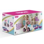 Dolu Foot to Floor Car - White & Pink