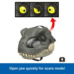 Jurassic World Rebirth T-Rex Rage N Roar Mask with LED Light