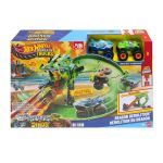 Hot Wheels Monster Trucks Sharks vs. Dinos Dragon Destruction Playset