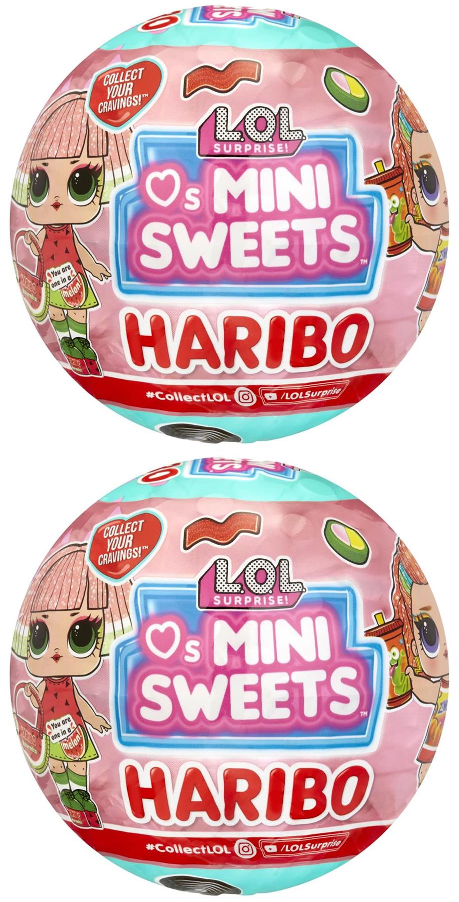 L.O.L. Surprise! Loves Mini Sweets X Haribo Dolls - 2 Pack