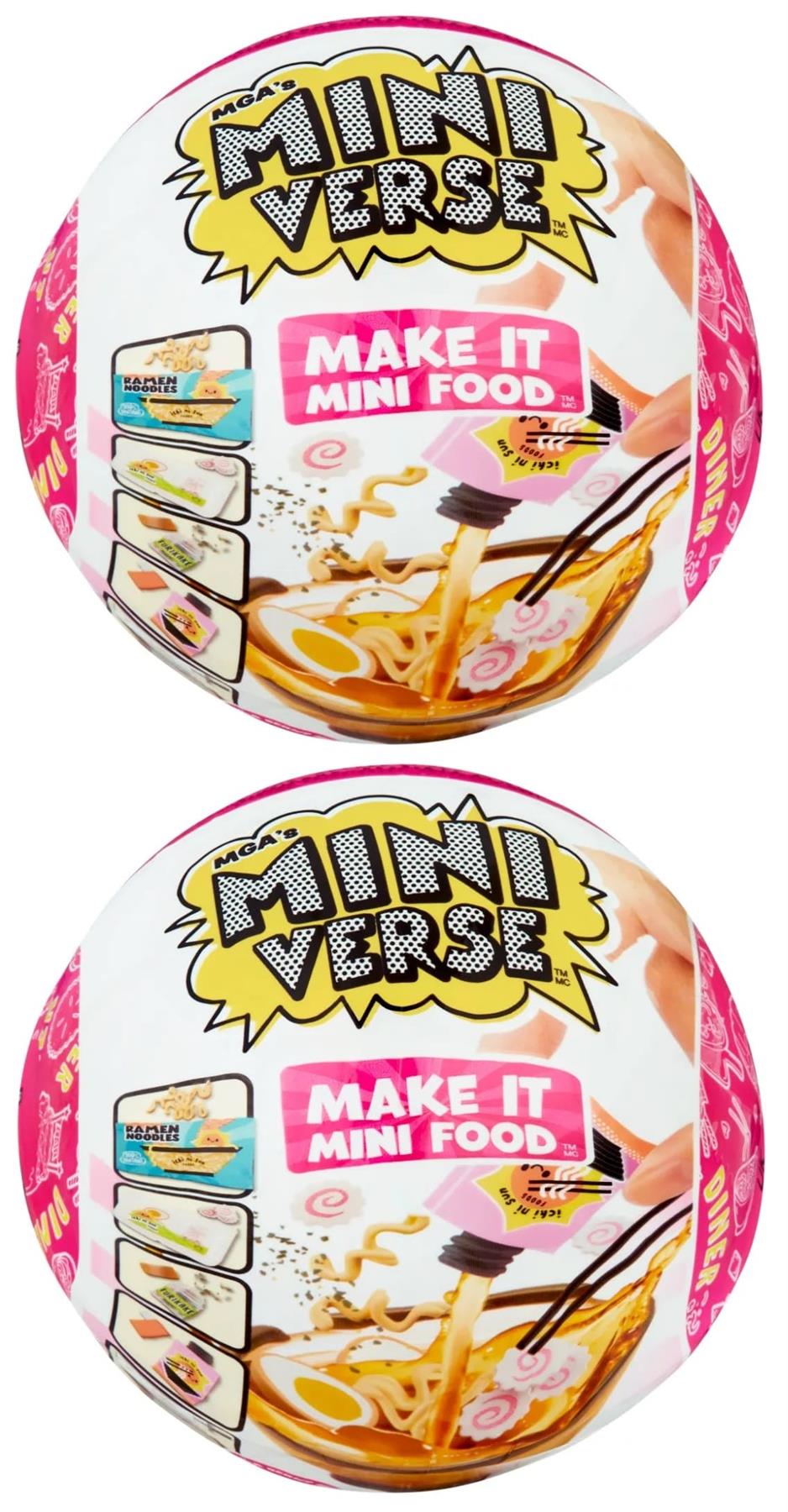 Miniverse Series 2 Make It Mini Food: Diner - 2 Pack