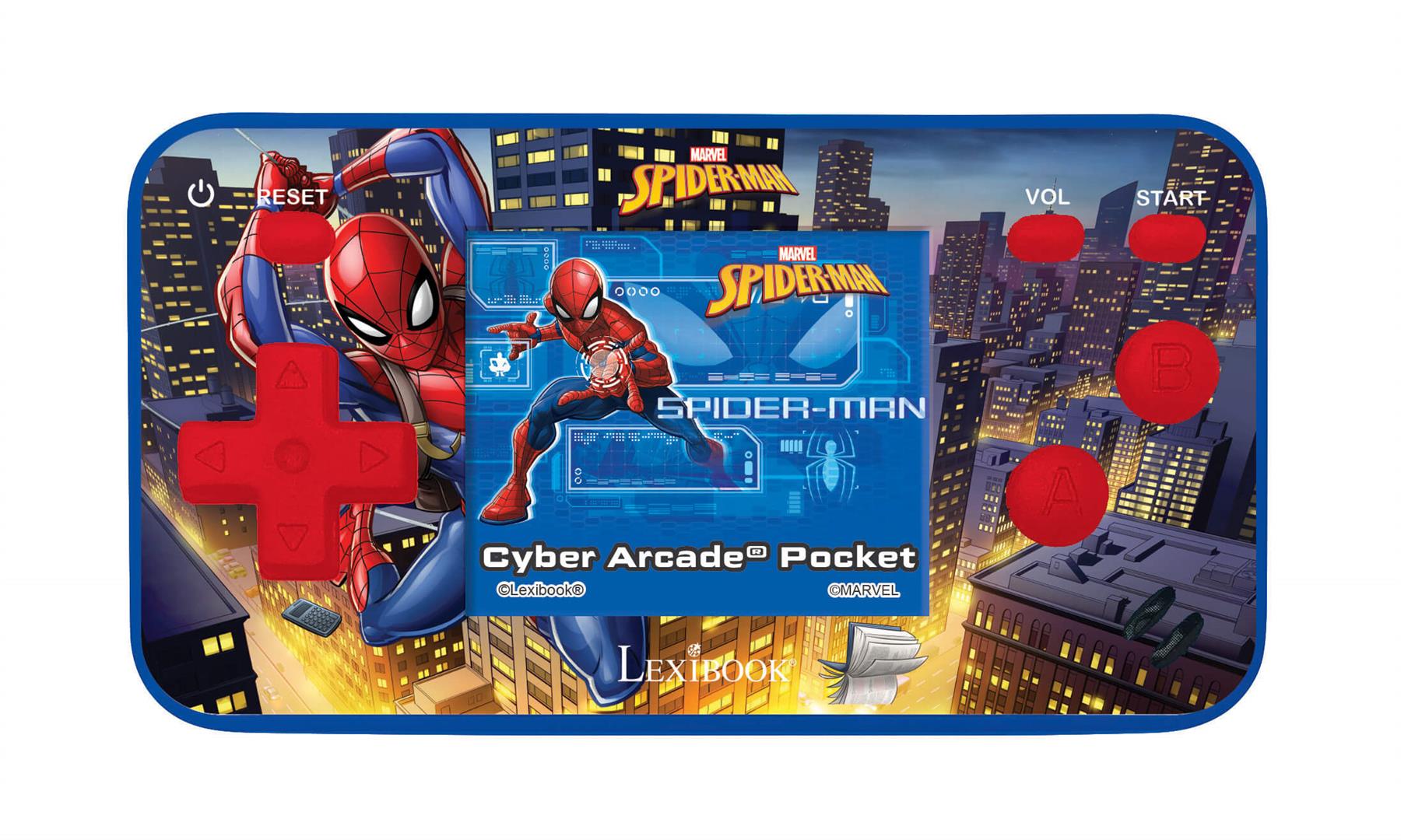 Spiderman Cyber Arcade Pocket Handheld Games Console