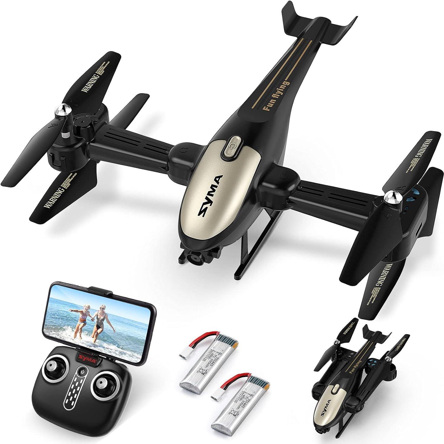 SYMA X700W Foldable Helicopter Drone from Bargain Max