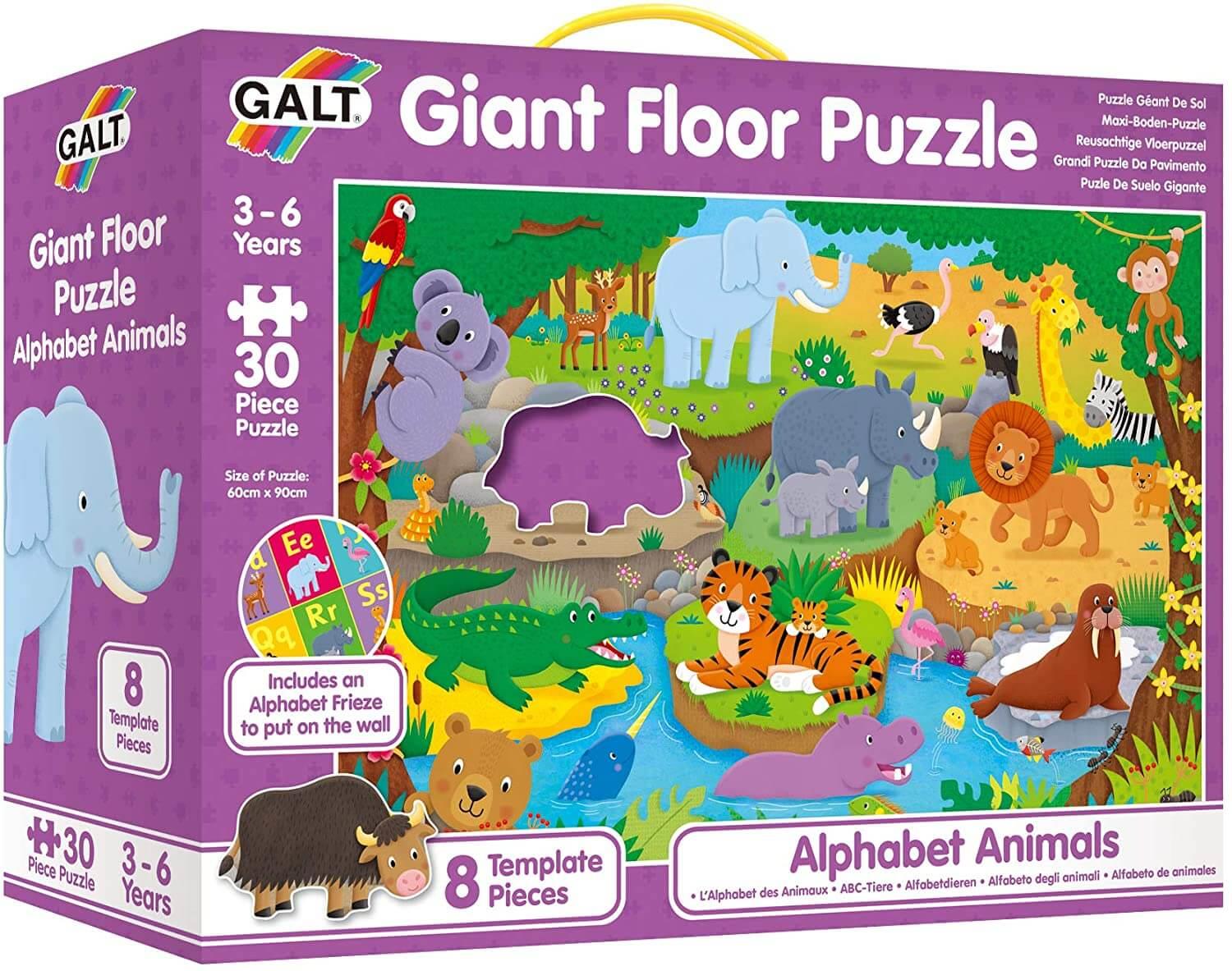 Galt Alphabet Animals Giant Floor Puzzle